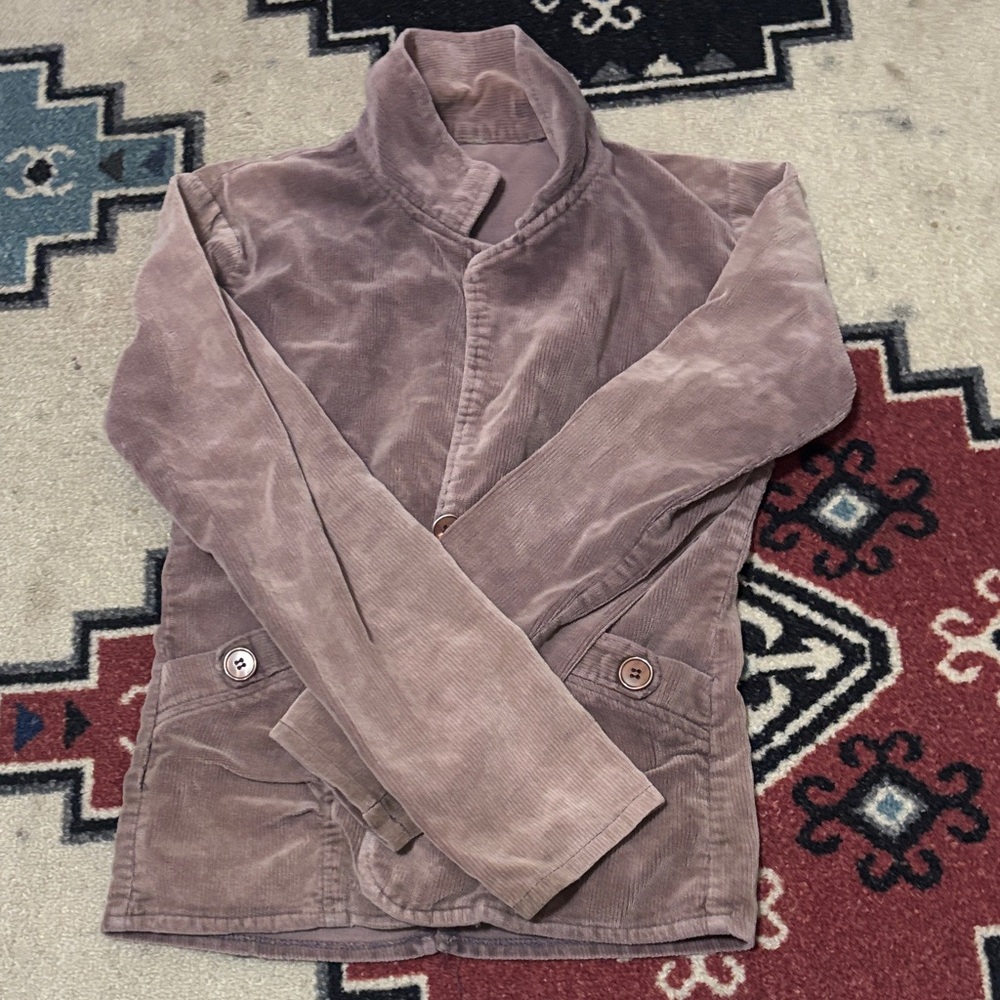 Corduroy Blazer in Mauve